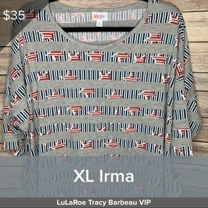 LuLaRoe XL Irma top